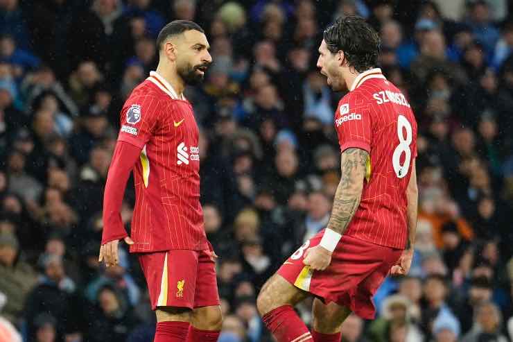 L'esultanza del Liverpool per il gol siglato contro il Psg