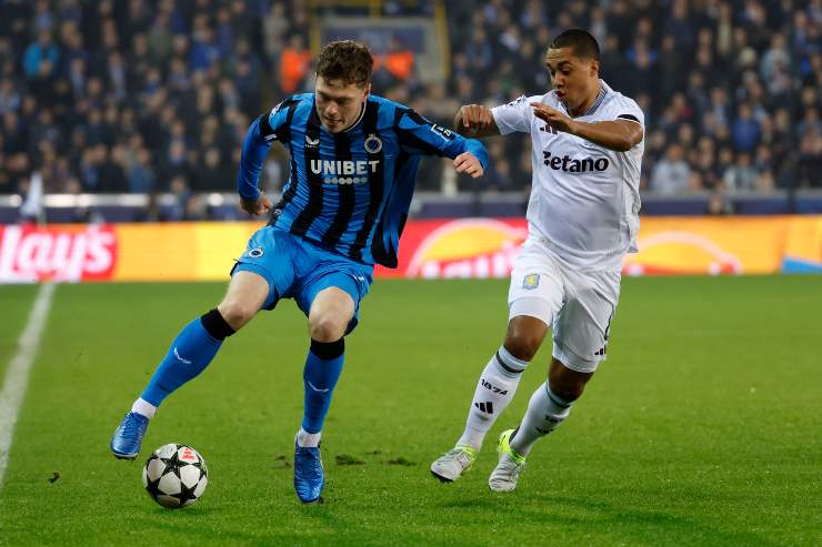 Tielemans in azione nella partita della fase a girone